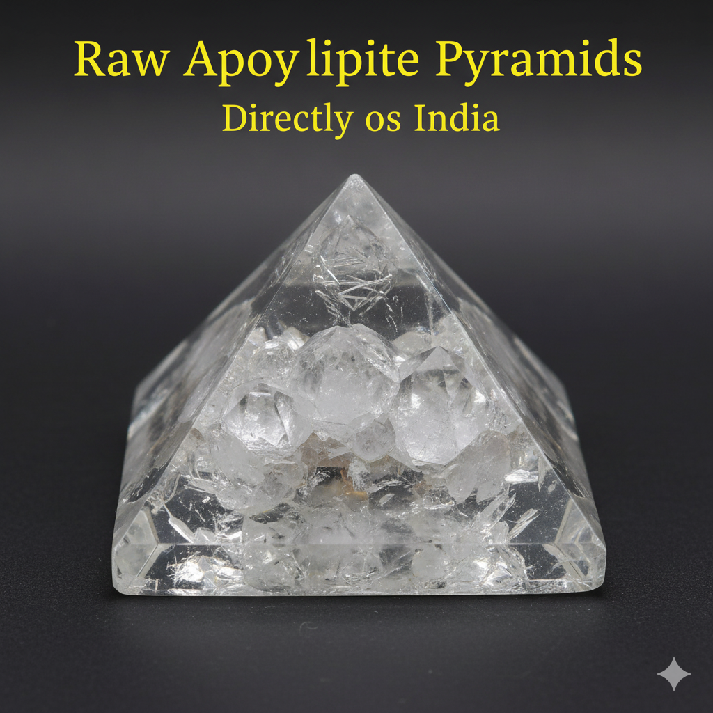 Apophyllite Tips - Natural Crystal Points (3kg Bulk Pack)