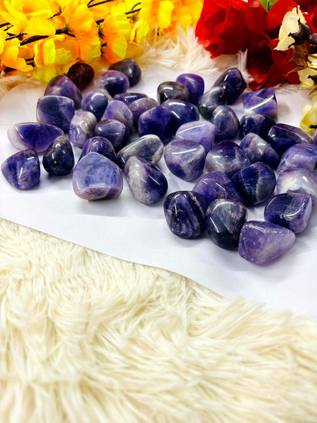 Premium Tumbled Stones Collection - 190g Healing Crystal Box