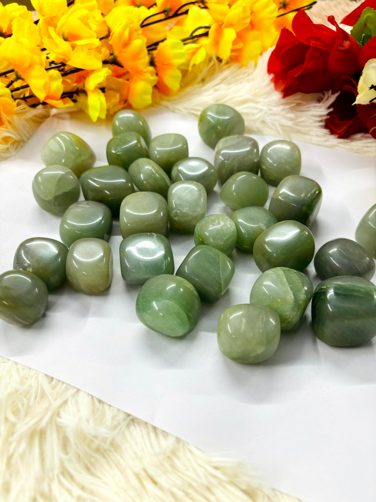 Premium Tumbled Stones Collection - 190g Healing Crystal Box